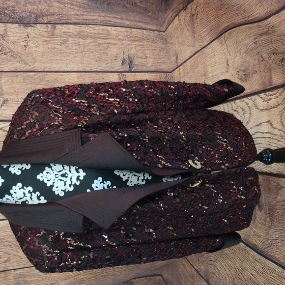 💥Vintage Katherine Lindsay Formal Sequin Jacket - Picture 1 of 15